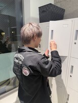 デバイス バイ フレイムス 越谷(DEVICE by Frames)&nbsp;ピンクベージュ　ベージュ　春カラー　越谷　ブリーチ　メンズ