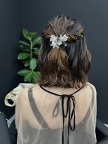 スポット(SPOT)&nbsp;ハーフアップアレンジ