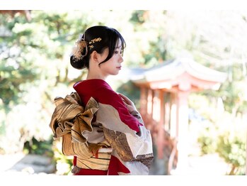 ブランカ(blanca)の写真/スタジオ完備！ヘアセット/着付け/撮影/アルバム作成まで、美容室で全部完結◎特別な日を形に。
