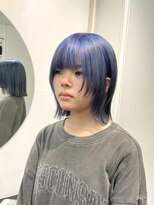 アオ(AO。)&nbsp;ミディアムレイヤー/ハッシュレイヤー/顔周りカット/レイヤー