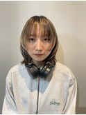 ◆【個性×透明感】表面アンブレラ×顔まわりウルフ【新小岩】
