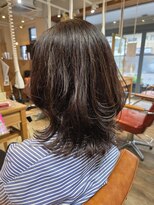 ナップヘアースコヤ(NAP hair Scoya)&nbsp;オリーブブラウン×レイヤースタイル