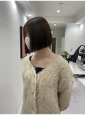 【RURI】10代20代/切りっぱなしボブ/ブラウン/福岡天神