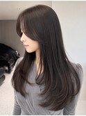 髪質改善_美髪ストレート_顔周りレイヤー_艶髪