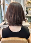 ☆春日☆縮毛矯正ミルクブラウンダウンバングダークパープル31