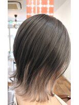 アプリラッシュ(Apri Lush)&nbsp;大人レイヤーボブ×抜け感インナーカラー