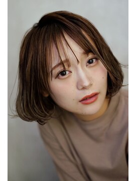 ディスオモテサンドウ 表参道(This OMOTESANDO) 小顔エアリーミニボブ★ダメージなし！ミルクベージュカラー