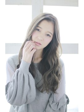 アリアリトルリトリート(aRia little retreat) ゆるふわウェーブかきあげバング