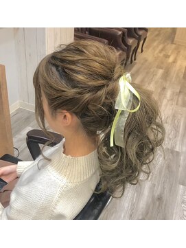 ヘアセット アリエス 新宿駅前店(aries) ポニーテール