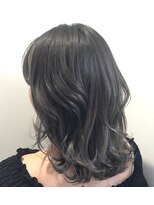 エストヘアー 川口店(est hair) ベージュ系カラー　ミディアムウルフ