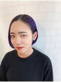 ハイトーン切りっぱなしボブ☆
