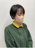 重たく見えない黒髪ショート20代/30代/40代