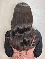 ジーナ 北千住(Zina)&nbsp;髪質改善＊大人かわいい巻き髪ロング＊グレージュ【Zina北千住】