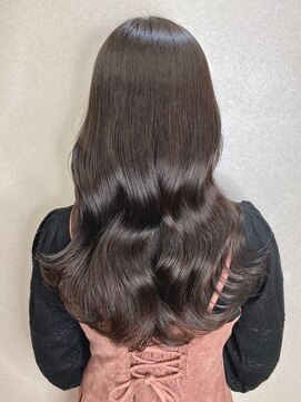 ジーナ 北千住(Zina) 髪質改善*大人かわいい巻き髪ロング*グレージュ【Zina北千住】