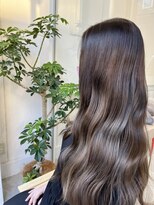 ラフランクリー(la frankly)&nbsp;20代30代/大人かわいい/外ハネボブ/髪質改善/サンドベージュ