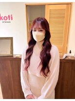 コティバイブローチ 名古屋(koti BY broocH) 韓国風エクステ cherry pink