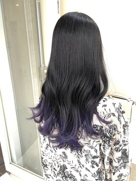 イース バイ アンブルリュクス 北千住(Ease by amble luxe) コントラスト裾カラー