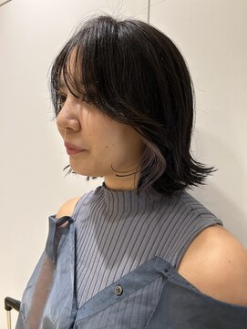 エイト新宿店(EIGHT shinjuku) くびれボブ×イヤリングカラー