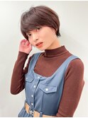 【長谷川】秋ブラウン前下がりショート