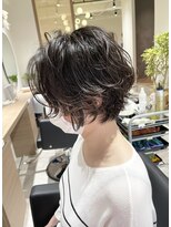 トマト(TOMTO)&nbsp;【HOSSY】ショートパーマ_ニュアンスパーマ☆ショートボブ