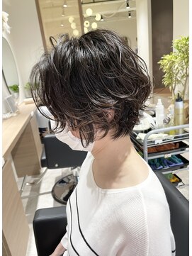 トマト(TOMTO) 【HOSSY】ショートパーマ_ニュアンスパーマ☆ショートボブ