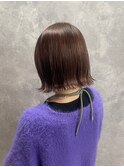 オレンジブラウン×外ハネボブ