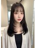 カット+前髪~顔周り縮毛矯正+2stepトリートメント¥6900