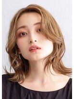 アース 鶴見店(HAIR&MAKE EARTH)&nbsp;顔周りレイヤーミディアム