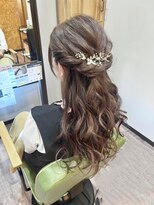 ヘアオアシス&nbsp;お呼ばれハーフアップ