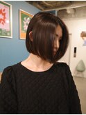 【大人ボブ/阿部達哉】ミニボブ/切りっぱなし/内巻き/外ハネ