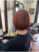 N.カラーで美髪に◎大人可愛い丸みショートボブ