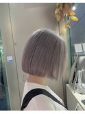 福岡 ブリーチ ベージュ グレージュ ダブルカラー ハイライト