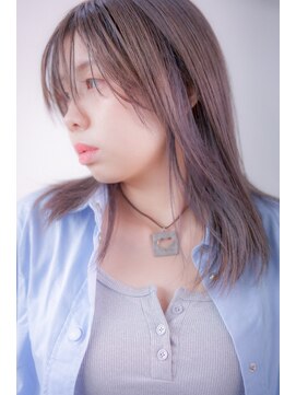ヘアメイク エイト キリシマ(hair make No.8 kirishima) グレージュ×ウルフレイヤー