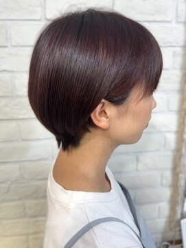 リコ 池袋東口店(Liko) ショートボブ　30代40代　大人ショート　レッドブラウン　暗髪