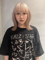 ペレ 梅田(PELE)&nbsp;前髪/アンブレラカラー/こなれミディ/イメチェン/ウェーブパーマ