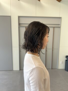 ローレンアオ(LOREN AO) 前髪/アンブレラカラー/こなれミディ/イメチェン/ウェーブパーマ