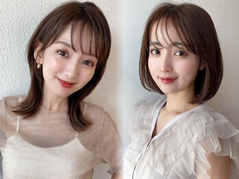 アフロート エル 大阪(AFLOAT L)の写真/伸ばしかけも◎大人っぽい韓国Styleが叶う!計算したカットで大人可愛く【韓国ヘア/レイヤーカット/前髪】