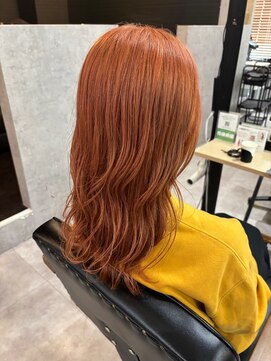 ロッソ(ROSSO) 【SHUHEI】loose curls ×orange