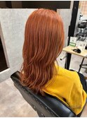 【SHUHEI】loose curls ×orange