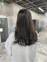 エヴァン(HEVIN)&nbsp;ブリーチなしカラー☆ 6トーンオリーブブラウン　レイヤーカット