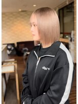 ペグ(Peg)&nbsp;ミルクティベージュ/Wカラー/ブリーチ/韓国/推し活