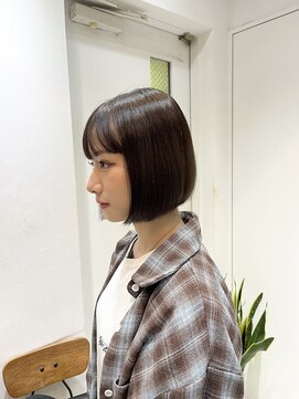 フェリア 渋谷(Feria) 切りっぱなしボブスタイル♪谷島