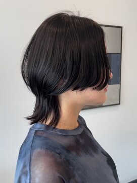 アンフェインド02(UNFEIGNED 02) 黒髪カタログ/クラゲヘアー/オリーブグレー/小顔/名駅/伏見/栄