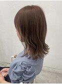 くびれウルフ☆レイヤーカット☆くすみベージュ20代～50代◎