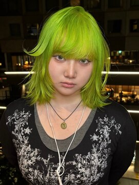 ベレーザ 渋谷(BELEZA) 15248ブリーチ&ダブルカラーニュアンスカラーレイヤーロング