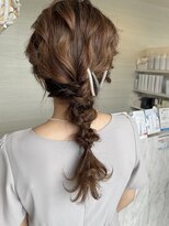 ヘアーデザイン シーベル(HAIR DESIGN SEA BELLE) 結婚式お呼ばれヘアアレンジ・編み下ろし