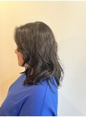 くせ毛を楽しむロングレイヤー　NYドライカット