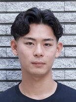 ザバーバー 渋谷(THE BARBER)&nbsp;テーパーフェード×パーマ　バーバー/メンズヘア/渋谷バーバー