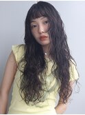 ロングパーマ