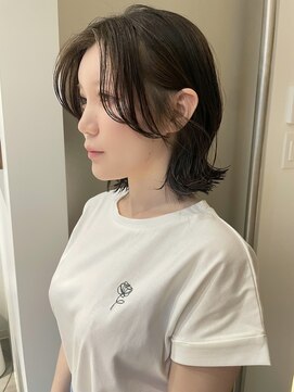 ソー 銀座(SAUT) くびれボブ/切りっぱなしボブ/髪質改善